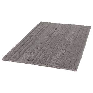 Tapis de bain Bahamas II Coton - Gris clair - 60 x 90 cm