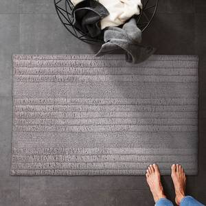 Tapis de bain Bahamas II Coton - Gris clair - 67 x 110 cm