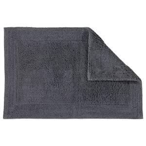 Tapis de bain Bahamas III Coton - Anthracite - 67 x 110 cm