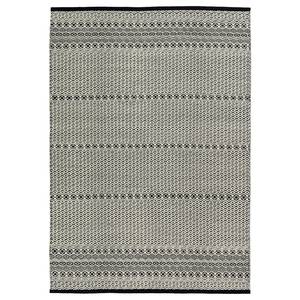 Tapis en laine Claudia II Laine / Nylon / Coton - Noir / Blanc - 200 x 300 cm