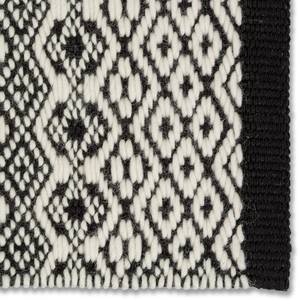 Tapis en laine Claudia II Laine / Nylon / Coton - Noir / Blanc - 200 x 300 cm