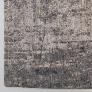 Laagpolig vloerkleed Griff katoen/polyester - Grijs / Wit - 170 x 240 cm