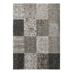 Kurzflorteppich Multi Black and White Baumwolle / Wolle - 170 x 240 cm