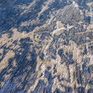 Tapis Cracks Coton / polyester - Bleu / Beige - 170 x 240 cm