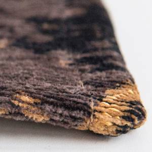 Laagpolig vloerkleed Cracks katoen/polyester - Koperkleurig/zwart - 170 x 240 cm
