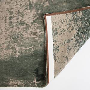 Kurzflorteppich Cracks Baumwolle / Polyester - Grün / Beige - 170 x 240 cm