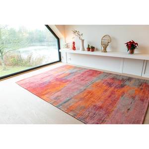 Laagpolig vloerkleed Monetti Red katoen/polyester - 170 x 240 cm