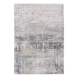 Laagpolig vloerkleed Streaks Coney Grey katoen/polyester - 170 x 240 cm