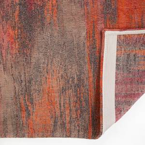 Kurzflorteppich Monetti Hibiscus Red Baumwolle / Polyester - 140 x 200 cm