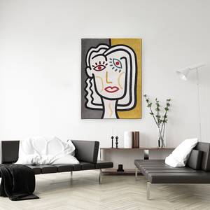 Laagpolig vloerkleed Dorado katoen/polyester - 100 x 140 cm