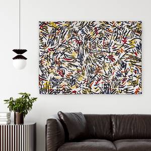 Laagpolig vloerkleed Street Graph katoen/polyester - 170 x 240 cm