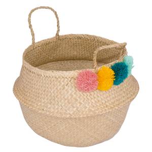 Mand Rompon zeegras - beige - Diameter: 45 cm