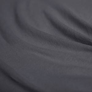 Drap-housse en jersey Lom Étoffe de coton - Anthracite - 190 x 200 cm