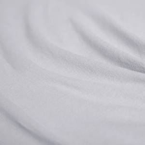 Lenzuolo con gli angoli Lom Cotone - Color grigio pallido - 100 x 200 cm