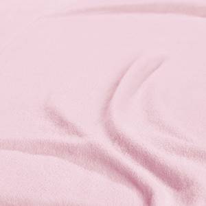 Drap-housse en peluche Sotta Coton / Polyester - Rose - 100 x 200 cm