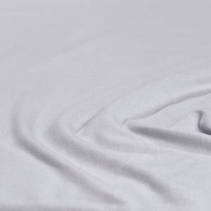 Drap-housse en jersey fin Mako Rioux Étoffe de coton - Gris clair - 120 x 200 cm