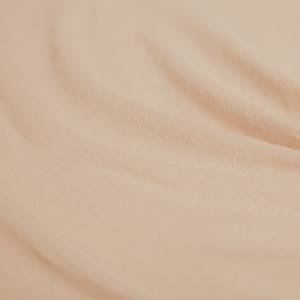 Lenzuolo con gli angoli Lom Cotone - Sabbia - 190 x 200 cm