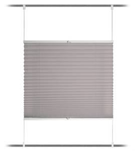 Store plissé Terrats Polyester - Gris - 100 x 130 cm