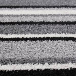 Tapis de couloir Nancy Fibres synthétiques - Noir / Blanc