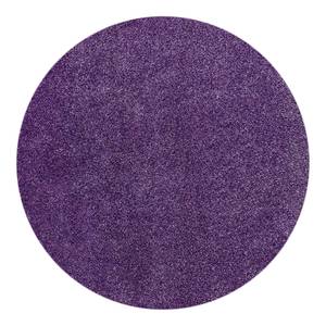 Tapis Miami Style Fibres synthétiques - Mauve - Diamètre : 95 cm