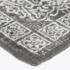 Tapis Famos II Viscose - Blanc / Anthracite - 160 x 230 cm