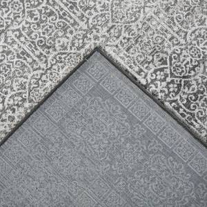 Tapis Famos II Viscose - Blanc / Anthracite - 160 x 230 cm