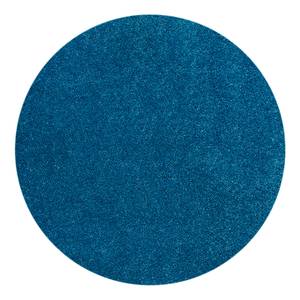 Vloerkleed Miami Style kunstvezels - Blauw - Diameter: 95 cm