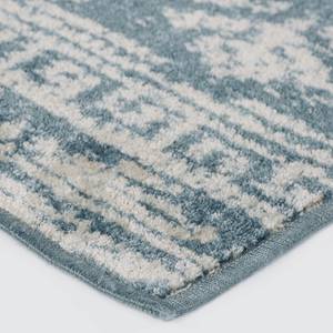 Vloerkleed Famos I viscose - donkerblauw - 80 x 150 cm