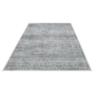 Teppich Famos II Viskose - Weiß / Dunkelblau - 160 x 230 cm