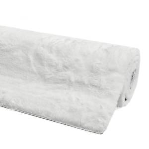 Kunstfell Teppich Novara Polyester - Weiß - 160 x 230 cm