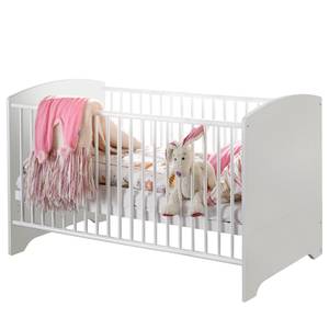 Babybett Aik Weiß - Holzwerkstoff - 77 x 86 x 143 cm