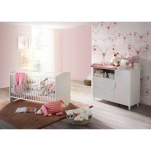 Chambre bébé Aik (2 éléments) Blanc - Bois manufacturé