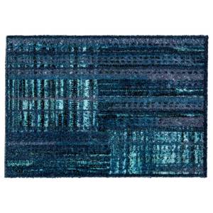 Paillasson Pure et Soft II Fibres synthétiques - Bleu pétrole