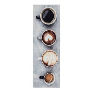 Tapis de cuisine Coffee Fibres synthétiques - Multicolore