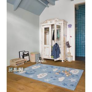 Kinderteppich LaLeLu Polyester - Hellblau - 130 x 190 cm