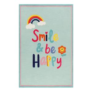 Kinderteppich Happy me Polyester - Hellblau - 120 x 170 cm