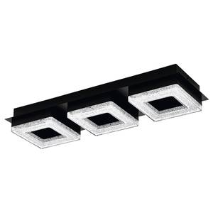 LED-plafondlamp Fradelo II kristalglas/staal - 3 lichtbronnen