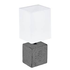 Tafellamp Mataro textielmix/keramiek - 1 lichtbron