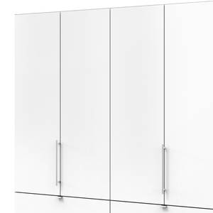 Armoire à portes pliantes Loft II Imitation chêne truffier / Blanc alpin - 200 x 236 cm