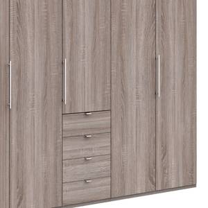 Armoire à portes pliantes Loft VI Imitation chêne truffier - Hauteur : 236 cm