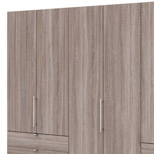 Falttürenschrank Loft IV Trüffeleiche Dekor - 300 x 236 cm - Schublade außen