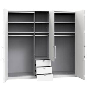 Armoire à portes pliantes Loft VI Blanc - Hauteur : 216 cm