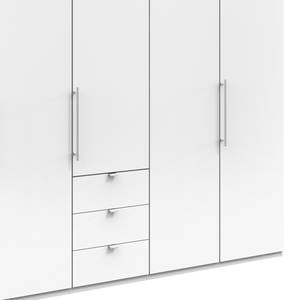 Armoire à portes pliantes Loft VI Blanc - Hauteur : 216 cm