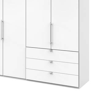 Falttürenschrank Loft IV Weiß - 300 x 216 cm - Schublade außen