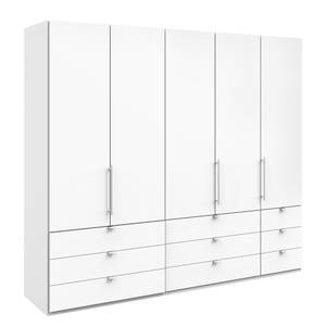 Falttürenschrank Loft II Weiß - 250 x 216 cm