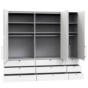 Vouwdeurkast Loft II Wit - 250 x 216 cm