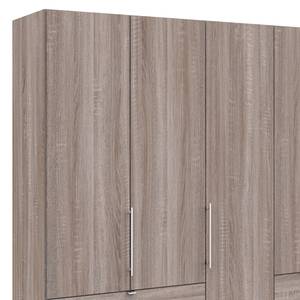 Falttürenschrank Loft IV Trüffeleiche Dekor - 250 x 216 cm - Schublade außen