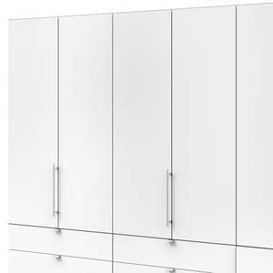 Armoire à portes pliantes Loft II Imitation chêne truffier / Blanc alpin - 300 x 216 cm