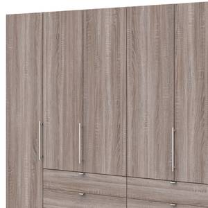 Falttürenschrank Loft IV Trüffeleiche Dekor - 300 x 216 cm - Schublade mittig