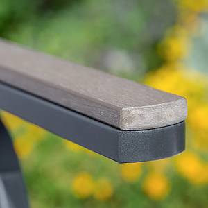 Gartenstuhl Trivero Aluminium / Polyester - Grau